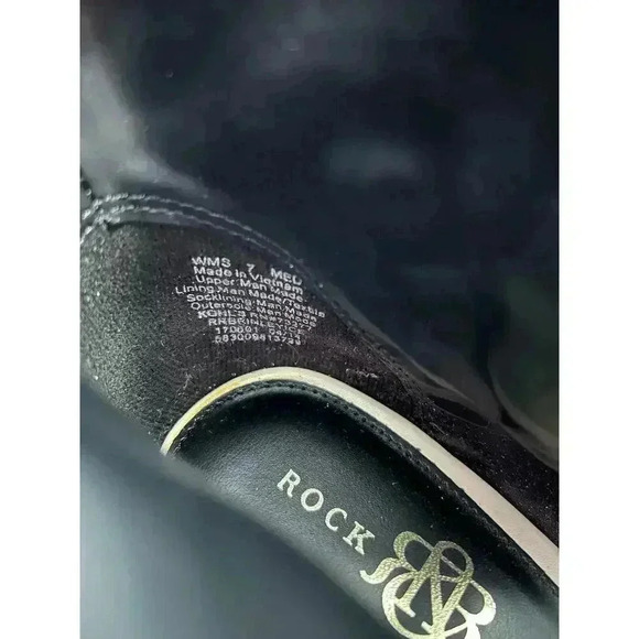 Rock & Republic Double Strap Heels Light Beige Women's Size 7 - Picture 6 of 6